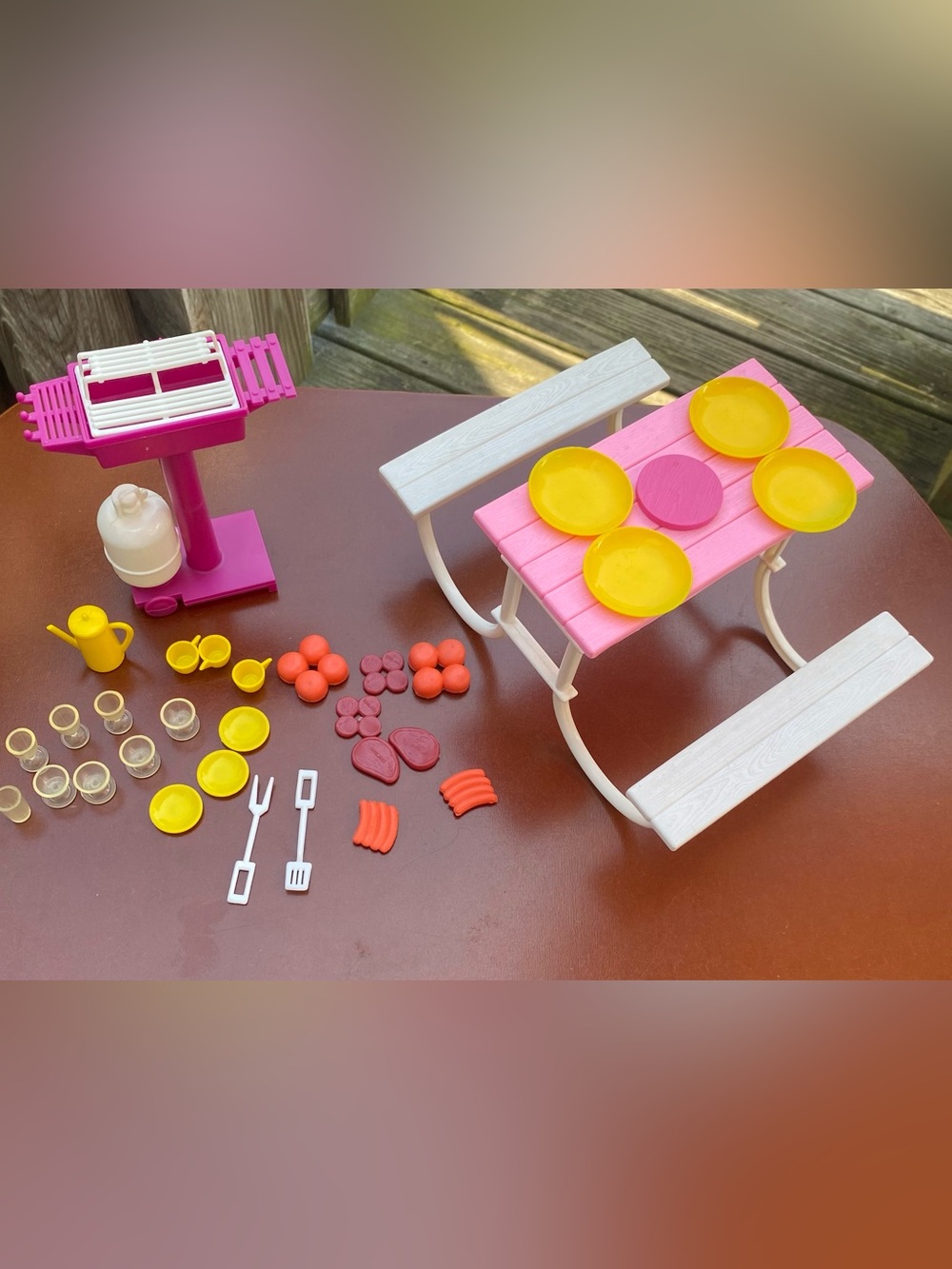 1988 Vintage Barbie Picnic playset incomplete